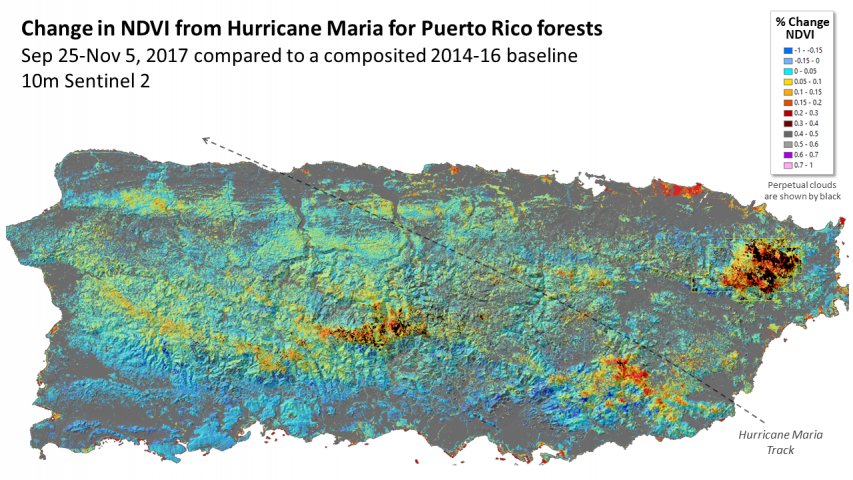 Hurricane Maria impacts to Puerto Rico