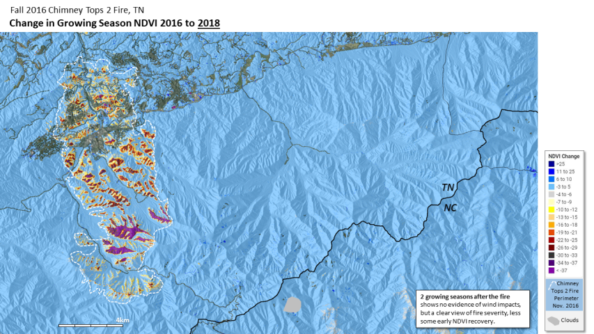 Fire recovery for Great Smoky Mountains National Park, TN