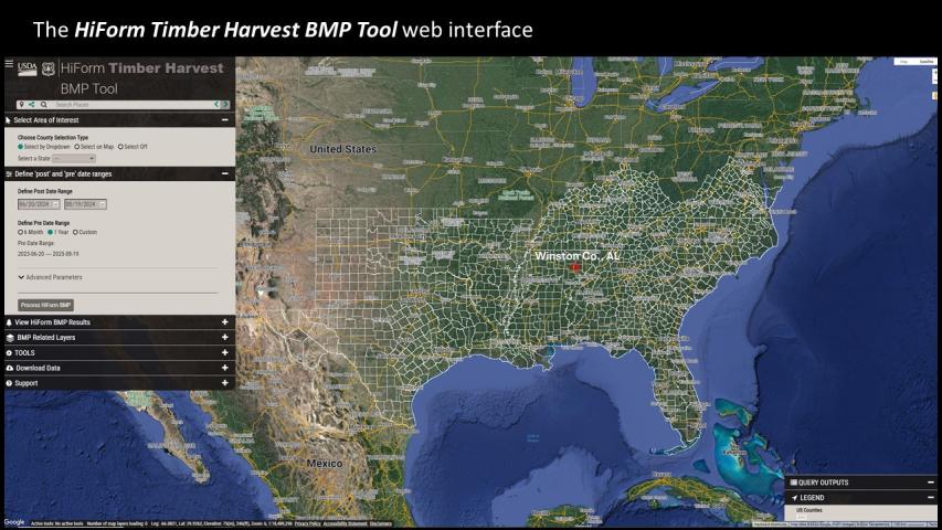 The HiForm BMP tool web interface