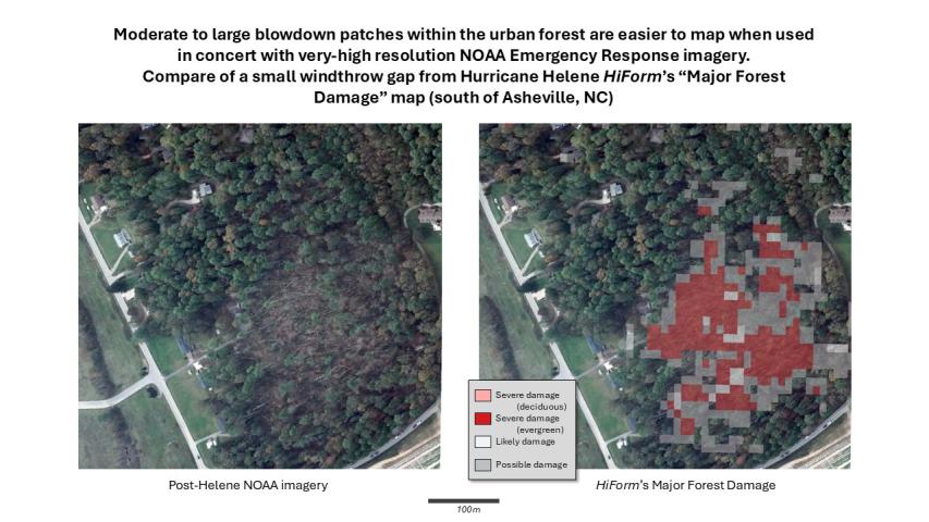 Hurricane Helene damage in the Southern Appalachians- Asheville