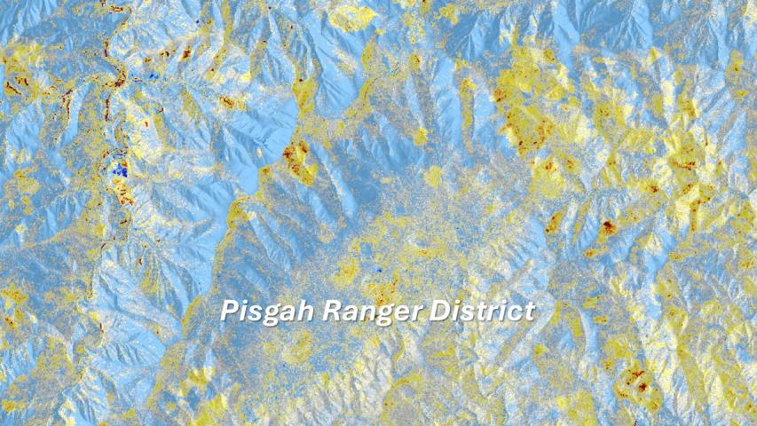 Hurricane Helene damage in the Southern Appalachians- Pisgah RD