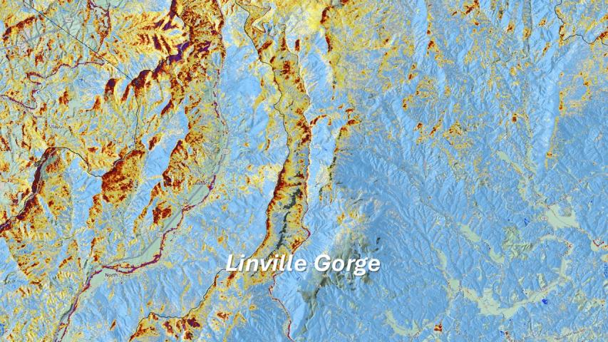 Hurricane Helene damage in the Southern Appalachians- Linville