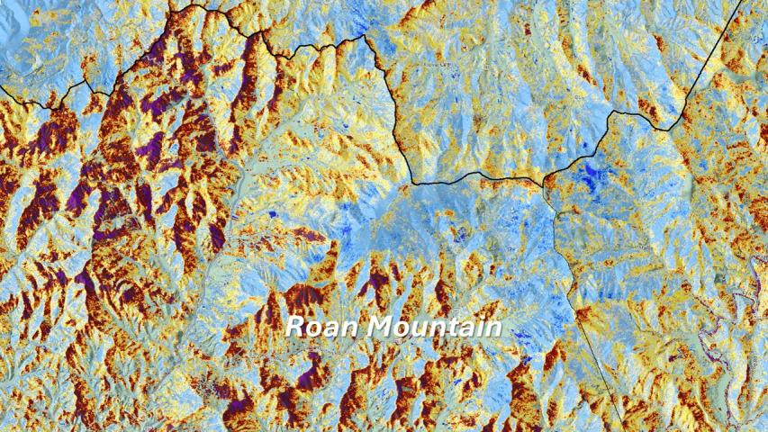 Hurricane Helene damage in the Southern Appalachians - Roan Mountain